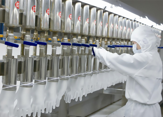 機械にサーボ コンピュータ モーター中国訓練力の部分の技術的な部品のSiemensの販売のビデオをする使い捨て可能なPEの手袋