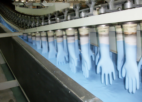 手の手袋の作成は機械を製造する高速乳液の手袋を機械で造る