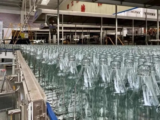 グラスボトル生産ラインで生産プロセスを最適化