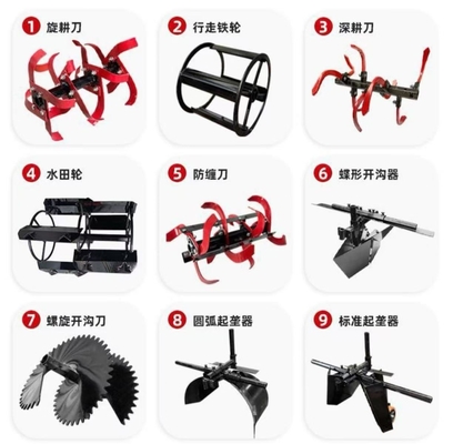 ロータリー・ティラー 電動回転式草刈機 農地 トラクター