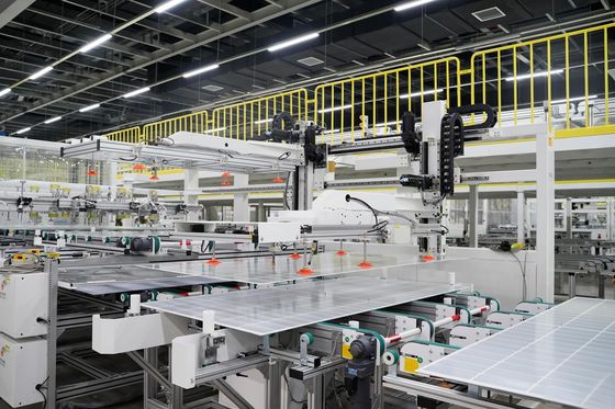 ソーラーパネル生産ライン 設備 太陽光発電の生産ライン